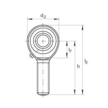 Rod ends - GAKL14-PB