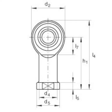 Rod ends - GIKL10-PW