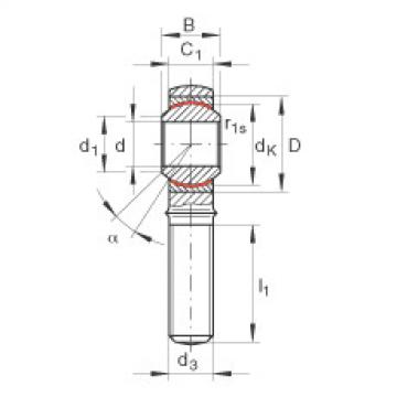 Rod ends - GAKL10-PW