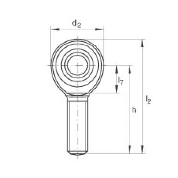 Rod ends - GAKL8-PW