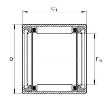 Drawn cup needle roller bearings with open ends - SCE1010-PP