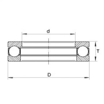 Axial deep groove ball bearings - 10Y25