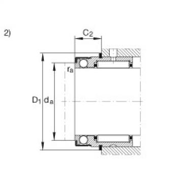 Needle roller/axial ball bearings - NX10-XL