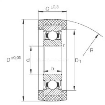 Track rollers - KLRU12X35X12-2Z