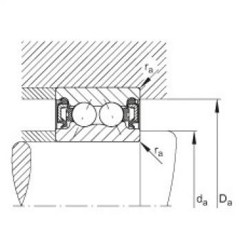 Angular contact ball bearings - 3003-B-2RZ-TVH