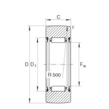 Yoke type track rollers - RNA22/8-2RSR