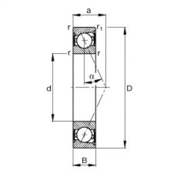 Spindle bearings - B7000-E-2RSD-T-P4S