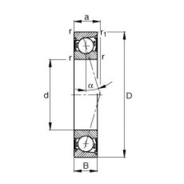 Spindle bearings - B71921-C-2RSD-T-P4S