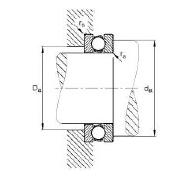 Axial deep groove ball bearings - 51136-MP