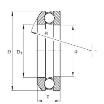Axial deep groove ball bearings - 4119
