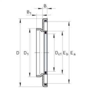 Axial needle roller bearings - AXW25