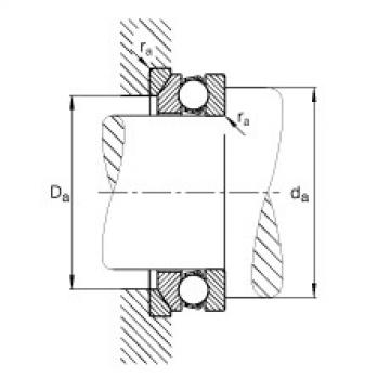 Axial deep groove ball bearings - 53203 + U203