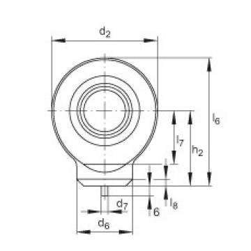 Hydraulic rod ends - GK15-DO