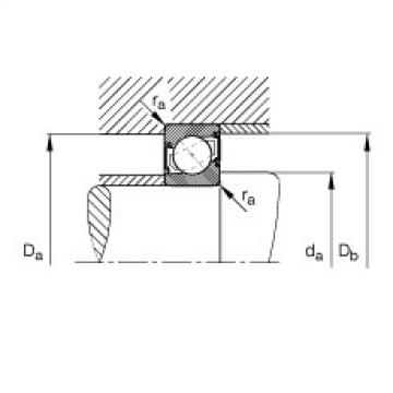 Angular contact ball bearings - 7203-B-XL-2RS-TVP