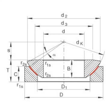 Axial spherical plain bearings - GE25-AW