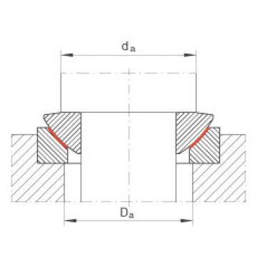 Axial spherical plain bearings - GE25-AW