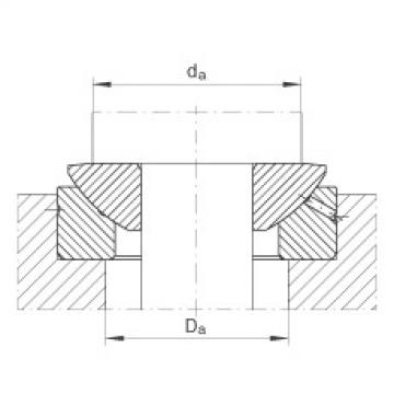 Axial spherical plain bearings - GE60-AX