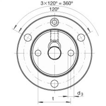 Axial conical thrust cage needle roller bearings - ZAXFM2075