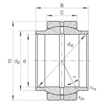 Radial spherical plain bearings - GE125-LO