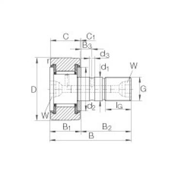 Stud type track rollers - KR30-PP