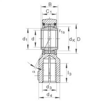 Hydraulic rod ends - GIHNRK16-LO