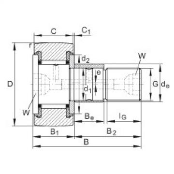 Stud type track rollers - KRE47-PP