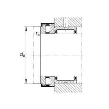 Needle roller/axial cylindrical roller bearings - NKXR25-Z-XL