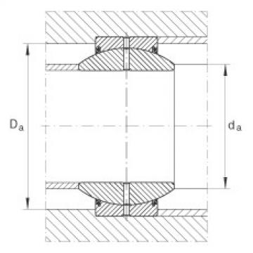 Radial spherical plain bearings - GE100-FO-2RS