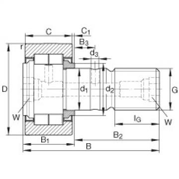 Stud type track rollers - NUKR72