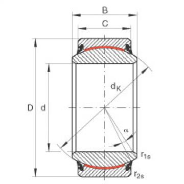 Radial spherical plain bearings - GE300-UK-2RS