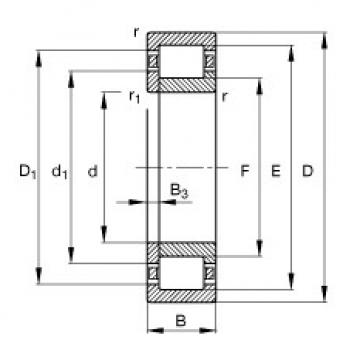 Cylindrical roller bearings - NUP2208-E-XL-TVP2