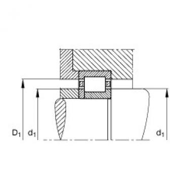 Cylindrical roller bearings - NUP209-E-XL-TVP2