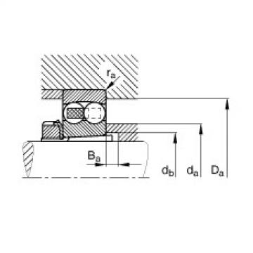 Self-aligning ball bearings - 1212-K-TVH-C3 + H212