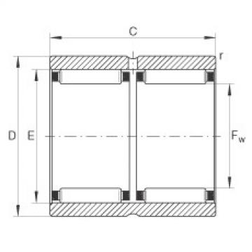 Needle roller bearings - RNAO45X62X40-ZW-ASR1-XL