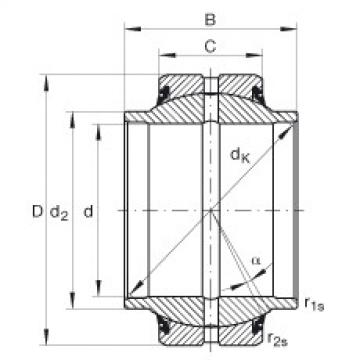 Radial spherical plain bearings - GE45-HO-2RS