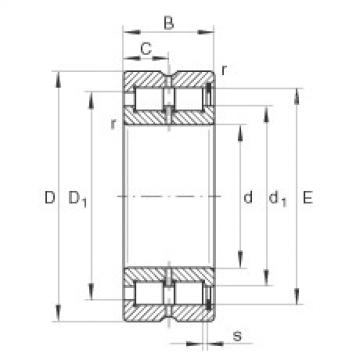 Cylindrical roller bearings - SL185007-XL