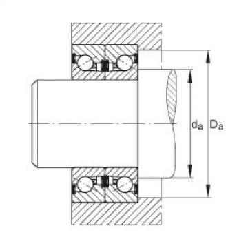 Axial angular contact ball bearings - BSB2562-2Z-SU