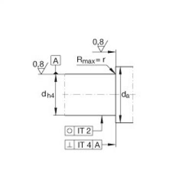 Axial angular contact ball bearings - BSB2047-SU-L055