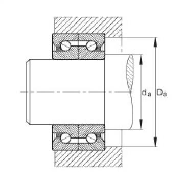 Axial angular contact ball bearings - BSB2047-SU-L055