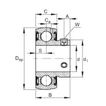 Radial insert ball bearings - SUB208