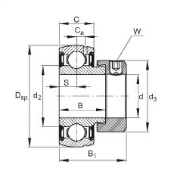 Radial insert ball bearings - SUG207