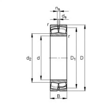 Spherical roller bearings - 21306-E1-XL-TVPB