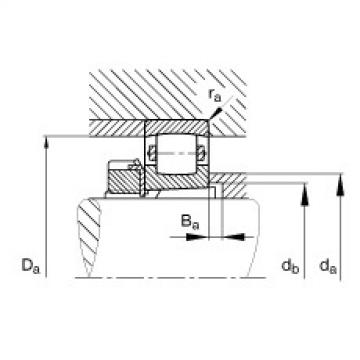 Barrel roller bearings - 20209-K-TVP-C3 + H209