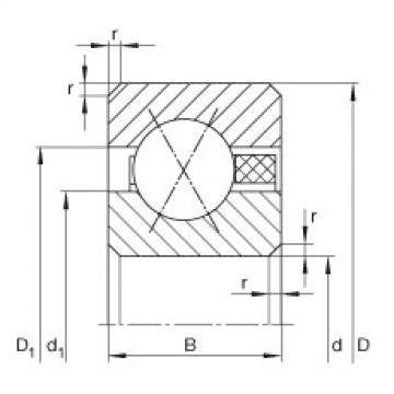 Thin section bearings - CSXAA017-TV