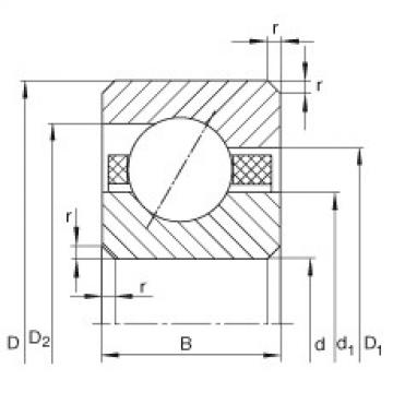 Thin section bearings - CSEAA017-TV