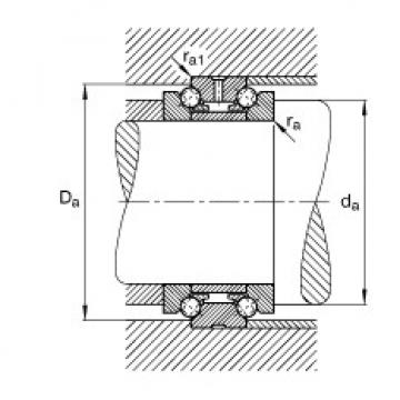 Axial angular contact ball bearings - 234411-M-SP