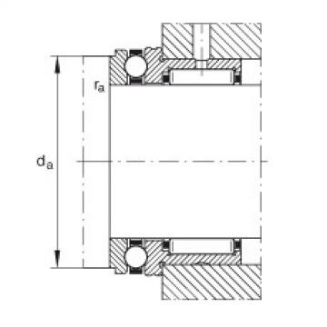 Needle roller/axial ball bearings - NKX35-XL