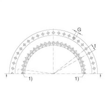 Axial/radial bearings - YRT120