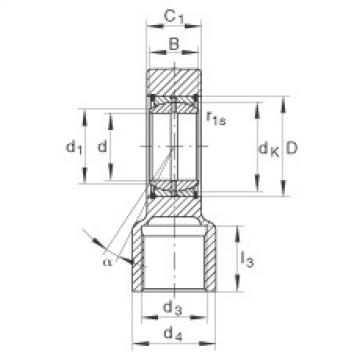 Hydraulic rod ends - GIHRK110-DO