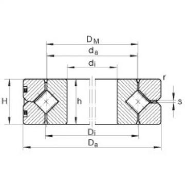 Crossed roller bearings - SX0118/500